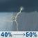 Thursday: A slight chance of showers and thunderstorms before 7am, then a chance of showers and thunderstorms between 7am and 10am, then a chance of showers and thunderstorms. Mostly cloudy, with a high near 75. North northeast wind around 10 mph. Chance of precipitation is 50%. New rainfall amounts between a tenth and quarter of an inch possible. Thursday: Chance Showers And Thunderstorms